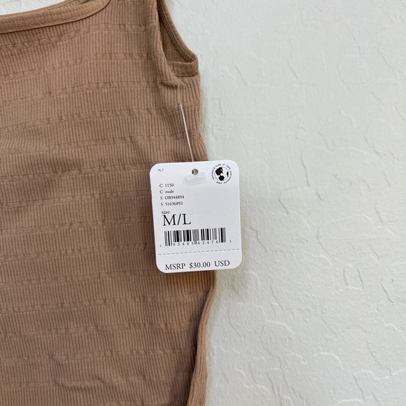 Free People Square One Seamless Cami size M/L - Picture 4 of 7